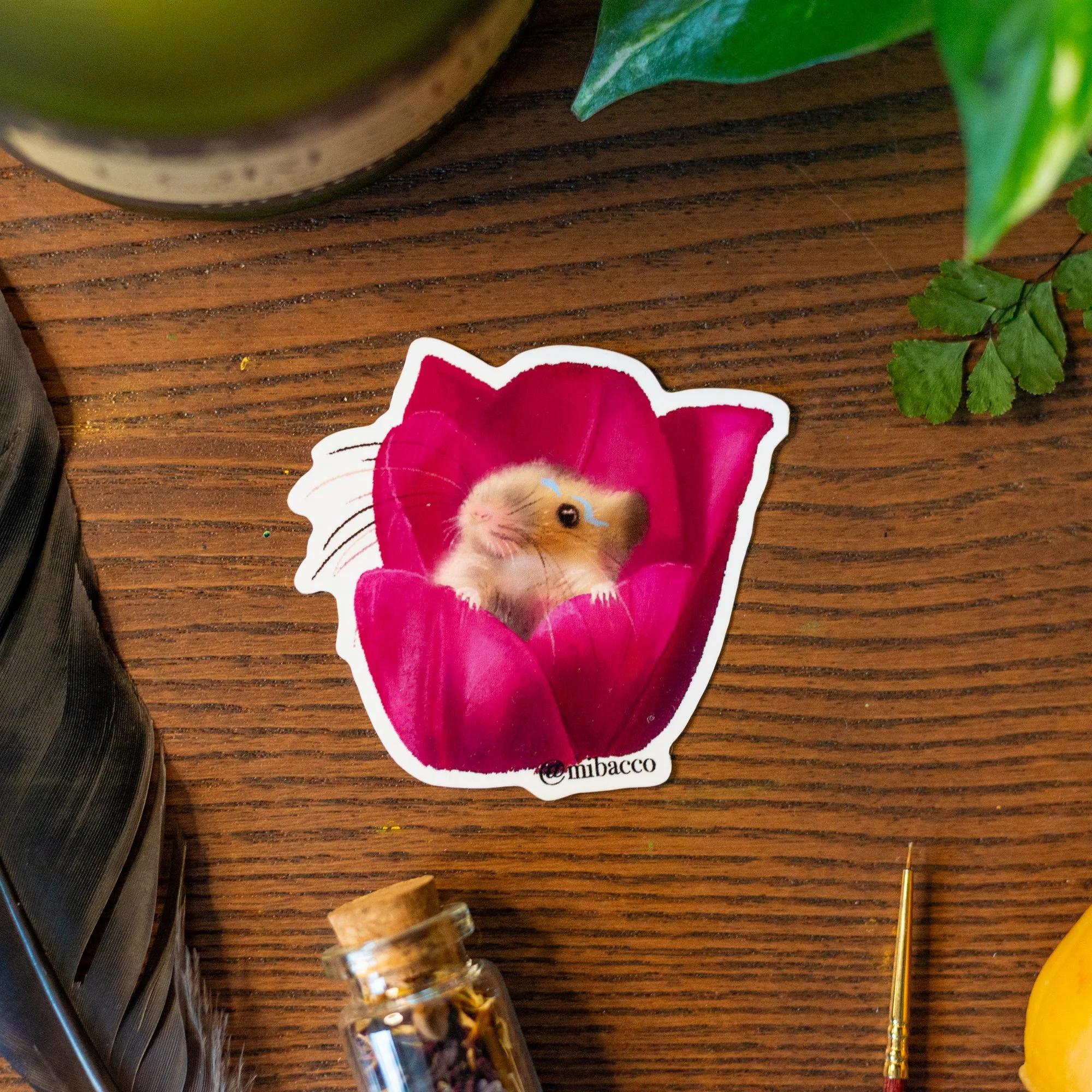 "Tulip Mouse" - Sticker