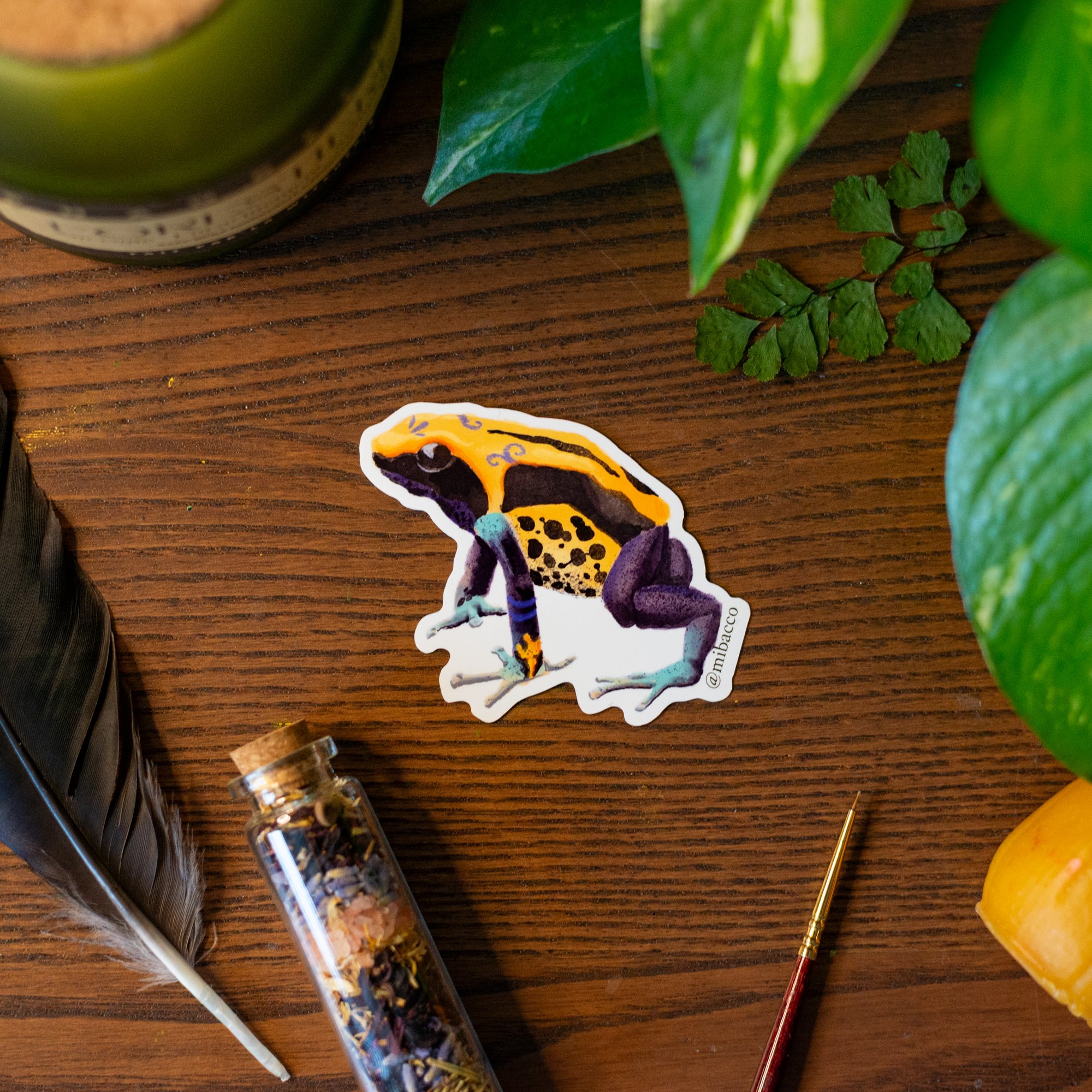 "Poison Dart Frog" - Sticker