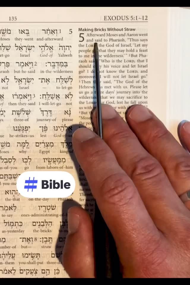 This week’s scripture passage is Exodus 5
#Jesus #bible #scripture #exodus #faith #Christian #pastor