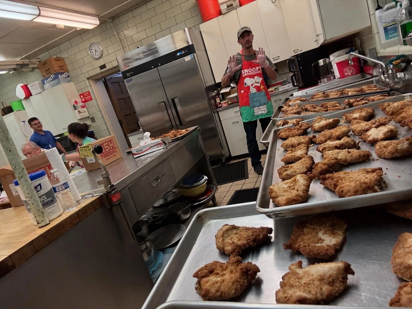 Thank you to those folks who helped prepare and serve the Hot to Go meal on Friday!