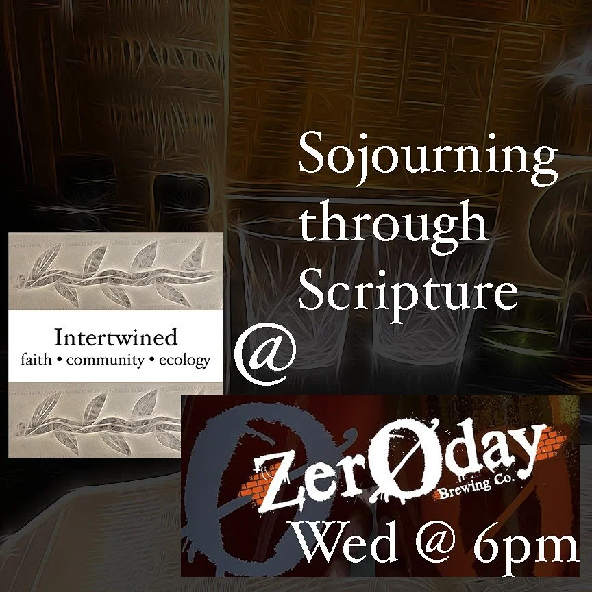 Wednesday • 6pm • Zeroday Brewing Company What questions do you have about the Bible that you’ve never asked? Are there any passages you find challenging? How did this collection of writings that span centuries come together? What mig