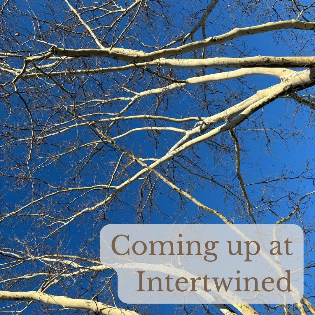 Here&rsquo;s what&rsquo;s coming up at Intertwined:

Sunday
5:00pm - Indoortwined (The Studio @ Summerdale Plaza, Enola)

Monday
10:00am - Coffee at @elementarycoffeeco (256 North St, Harrisburg)

Wednesday
10:00am - Coffee at @littleampscoffee (1836