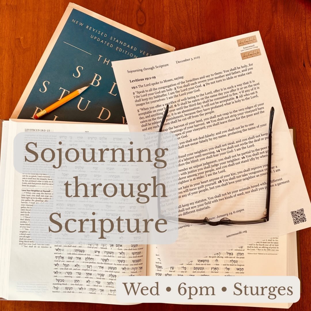 Wednesday &bull; 6pm &bull; Sturges

 What questions do you have about the Bible that you&rsquo;ve never asked? Are there any passages you find challenging? How did this collection of writings that span centuries come together? What might it mean for