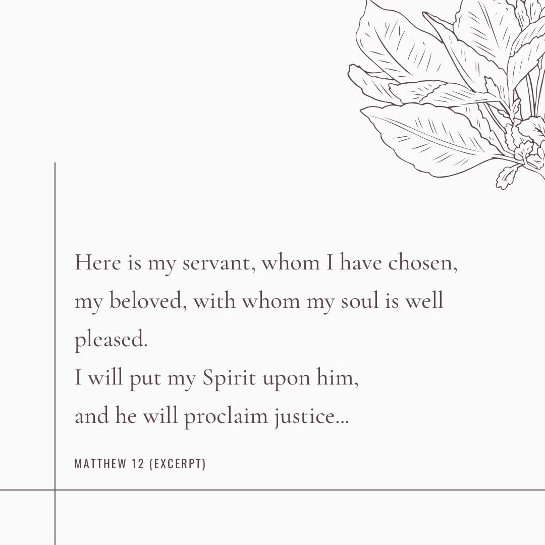 Matthew 12:15-21

When Jesus became aware of this, he departed. Many followed him, and he cured all of them, and he ordered them not to make him known. This was to fulfill what had been spoken through the prophet Isaiah:
&ldquo;Here is my servant, wh