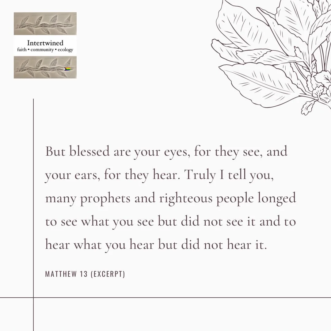 Matthew 13:10-17 

Then the disciples came and asked him, &ldquo;Why do you speak to them in parables?&rdquo; He answered, &ldquo;To you it has been given to know the secrets of the kingdom of heaven, but to them it has not been given. For to those w