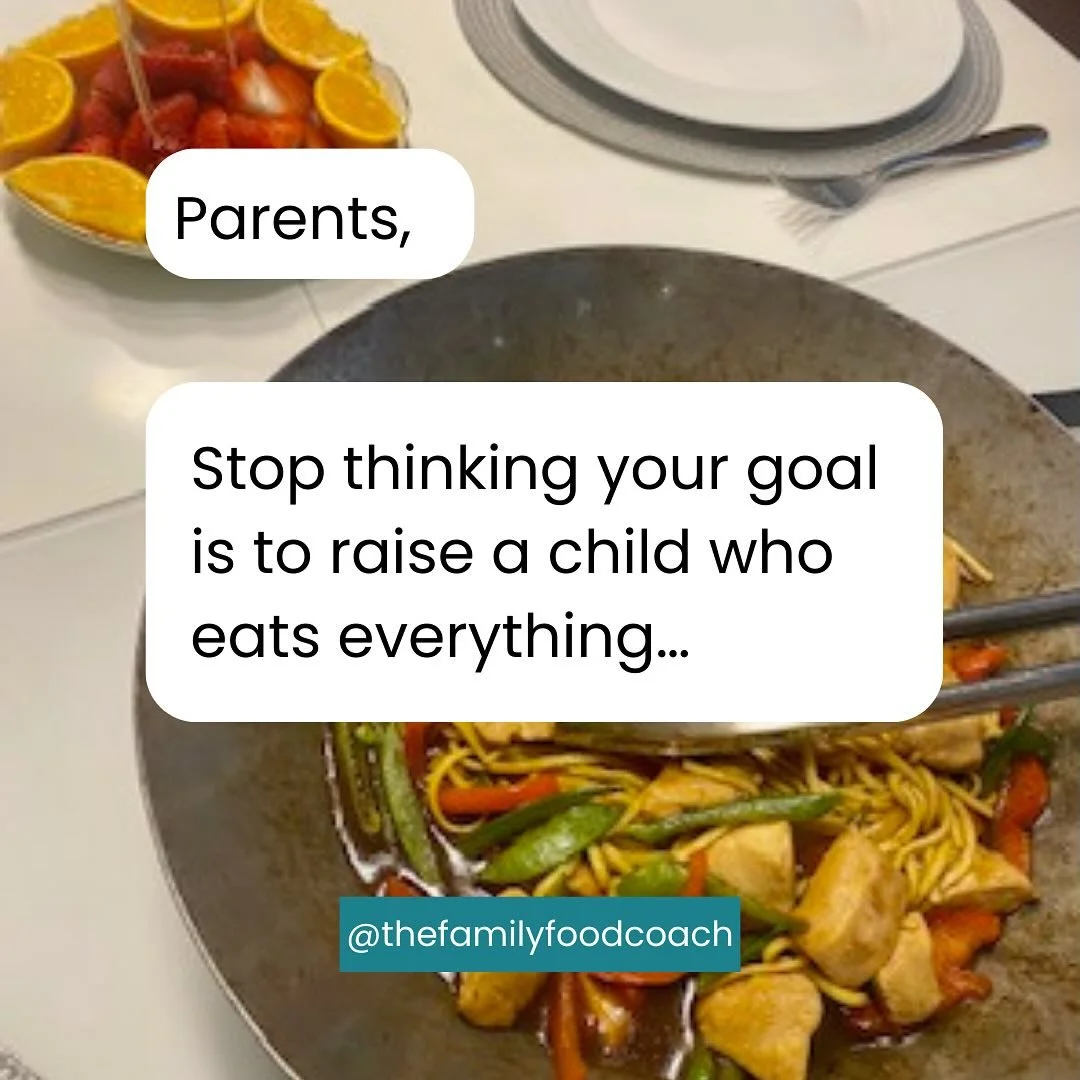 Raising healthy eaters isn&rsquo;t about clean plates. It&rsquo;s about building lifelong habits and positive associations with food and eating. 

When mealtimes become battlegrounds, everyone loses. 

Instead of focusing on quantity or variety, thin