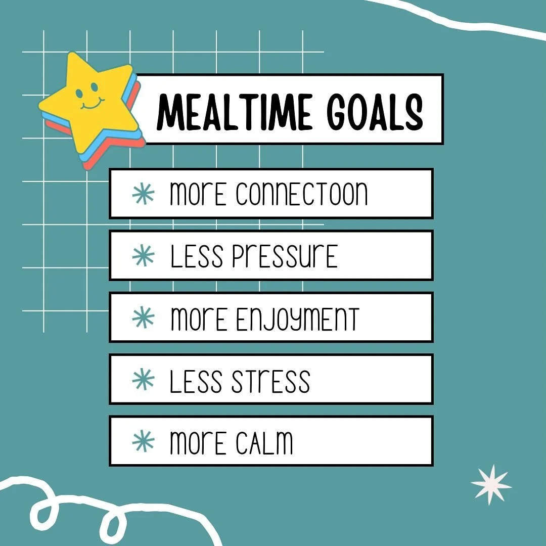 Let 2024 be the year you start enjoying family mealtimes. 

To quote child feeding expert Ellyn Satter (founder of the Division of Responsibility): &ldquo;When the joy goes out of feeding, nutrition suffers.&rdquo; 

What are your mealtime goals? 

#