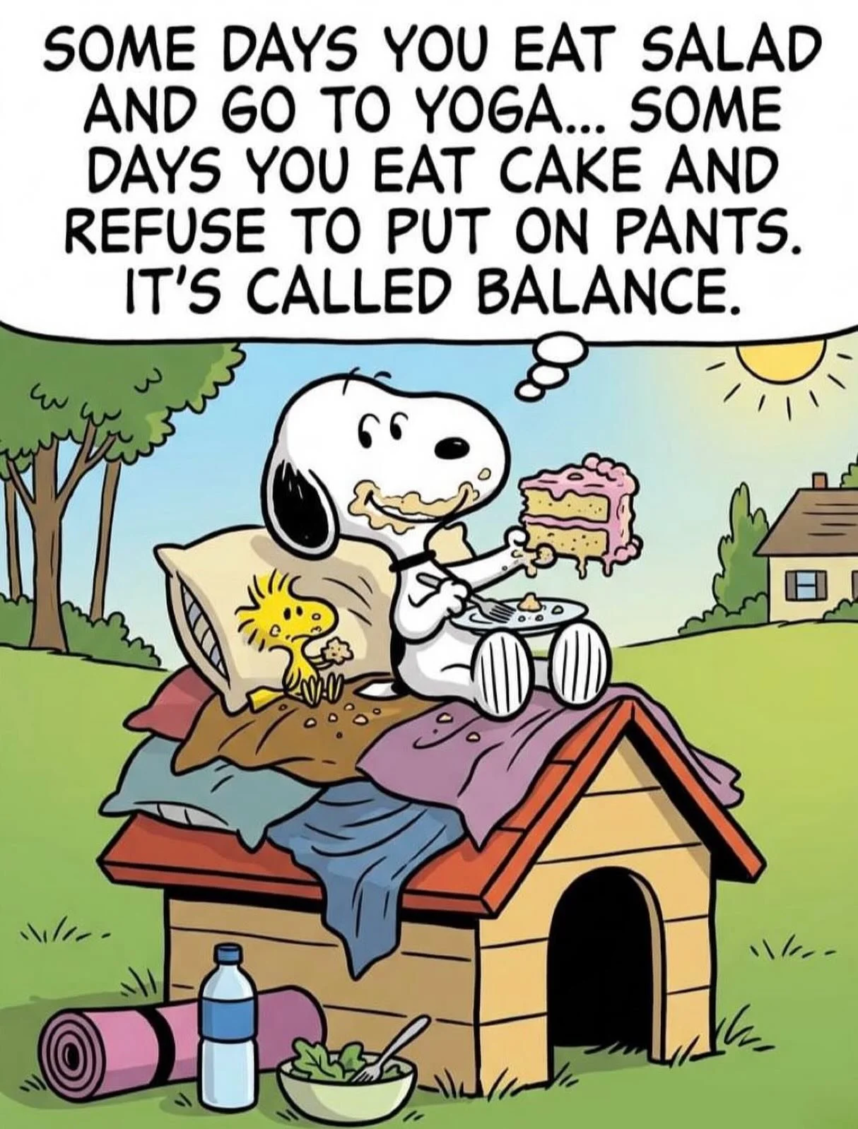 Wellness culture is TOO MUCH! 

It can be hard to remember the important of balance in an age where we&rsquo;re made to feel bad if we eat the wrong thing or don&rsquo;t exercise in the right way. 

Sometimes I think we could all do with being a litt