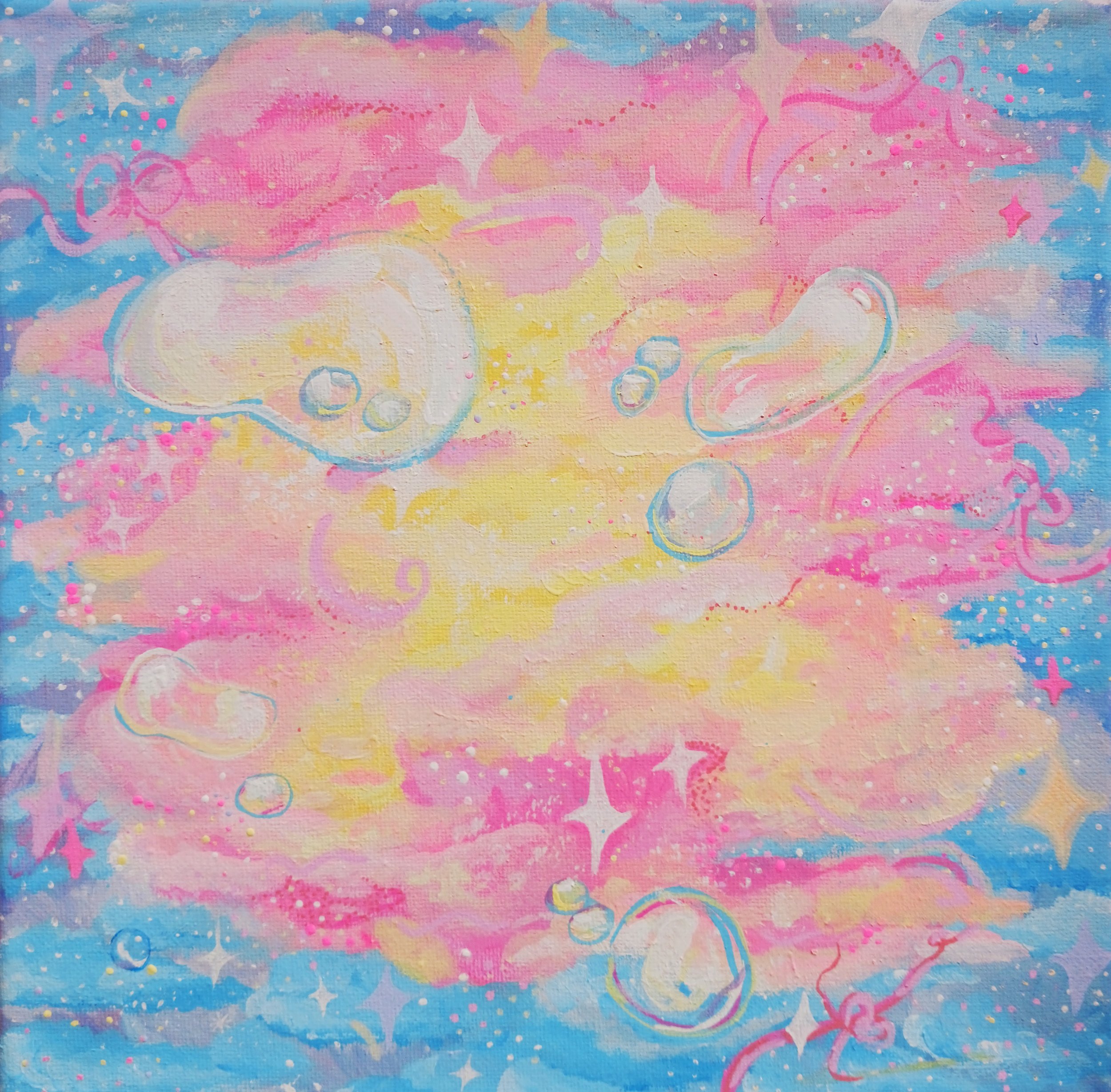 Bubbling up Print