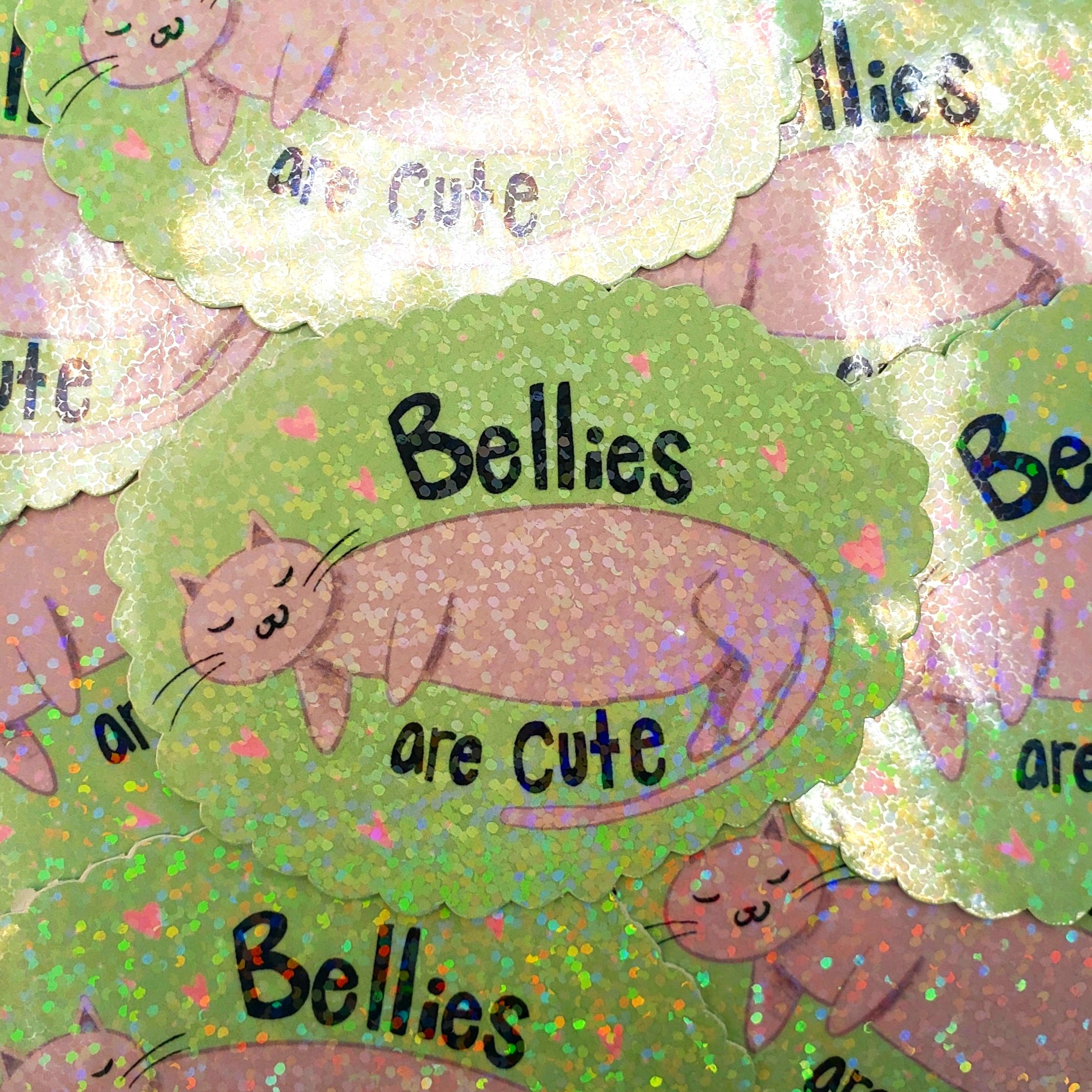 Bellies are Cute Sticker