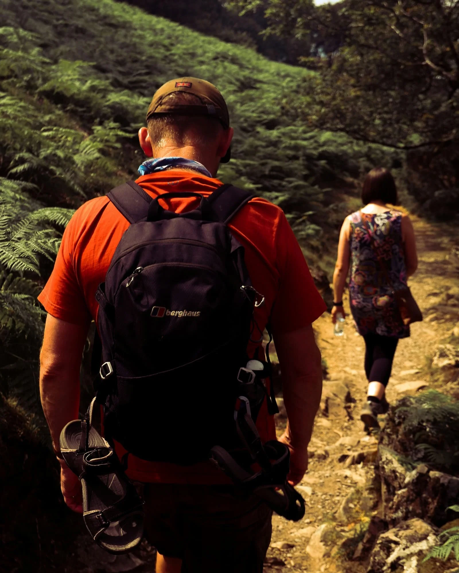 Hikers walking through rugged countryside terrain similar to destinations explored by campervan travellers | Wild Earth Campers | Cornwall