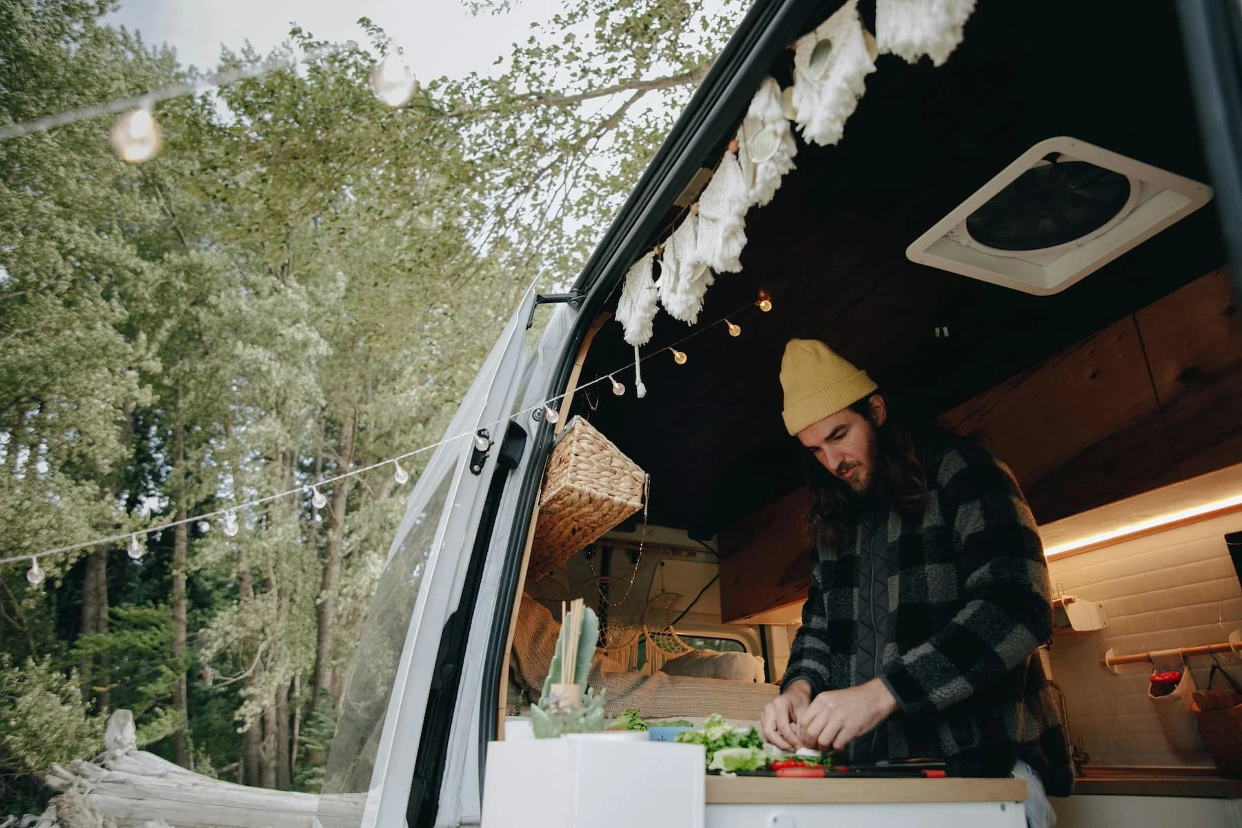 DIY campervan kitchen | ply lining kit | Cornwall