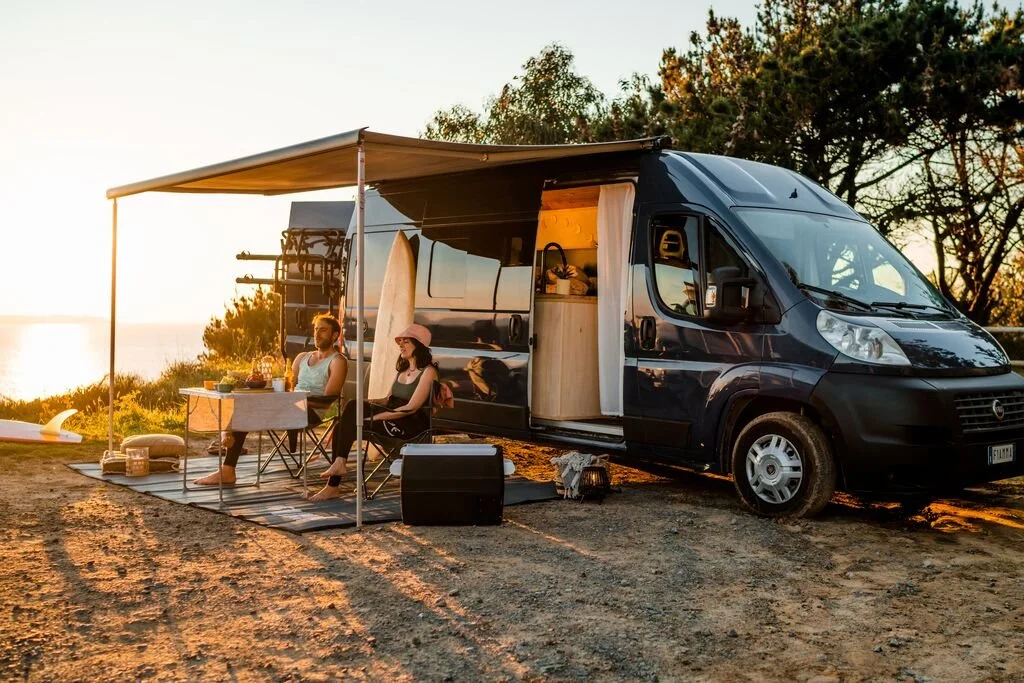 Fiamma wind-out awning | campervan awning | Cornwall