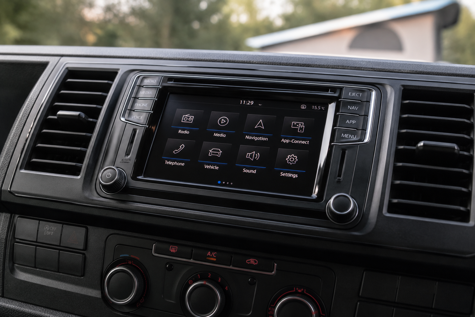 VW head unit touchscreen repair replacing the faulty screen component without changing the complete infotainment system
