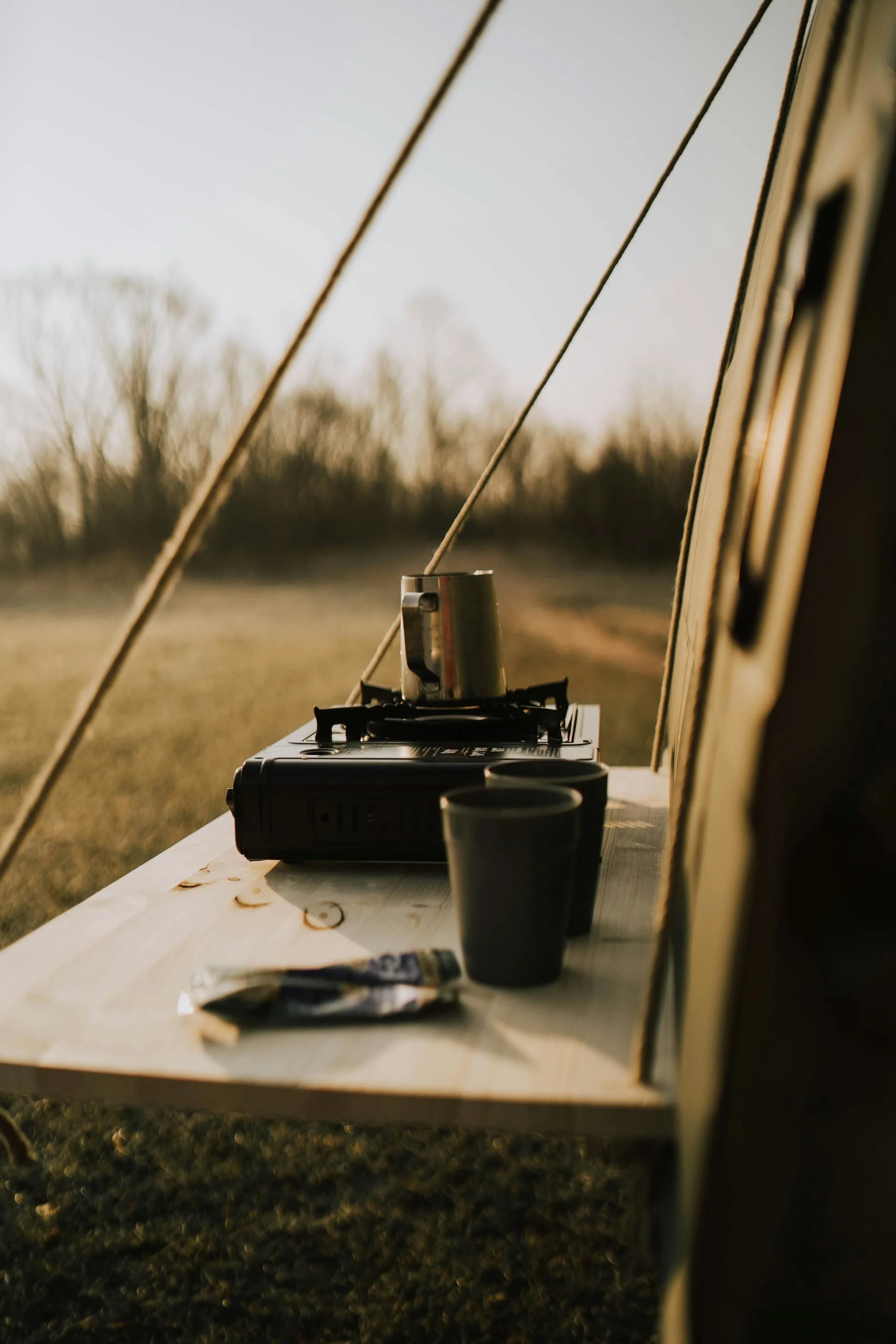 Self build van table for outdoor cooking | ply lining kit | Cornwall