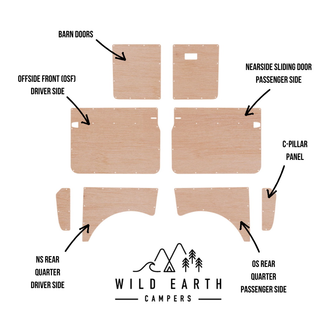 Barn Doors | Twin Slider | Half Height