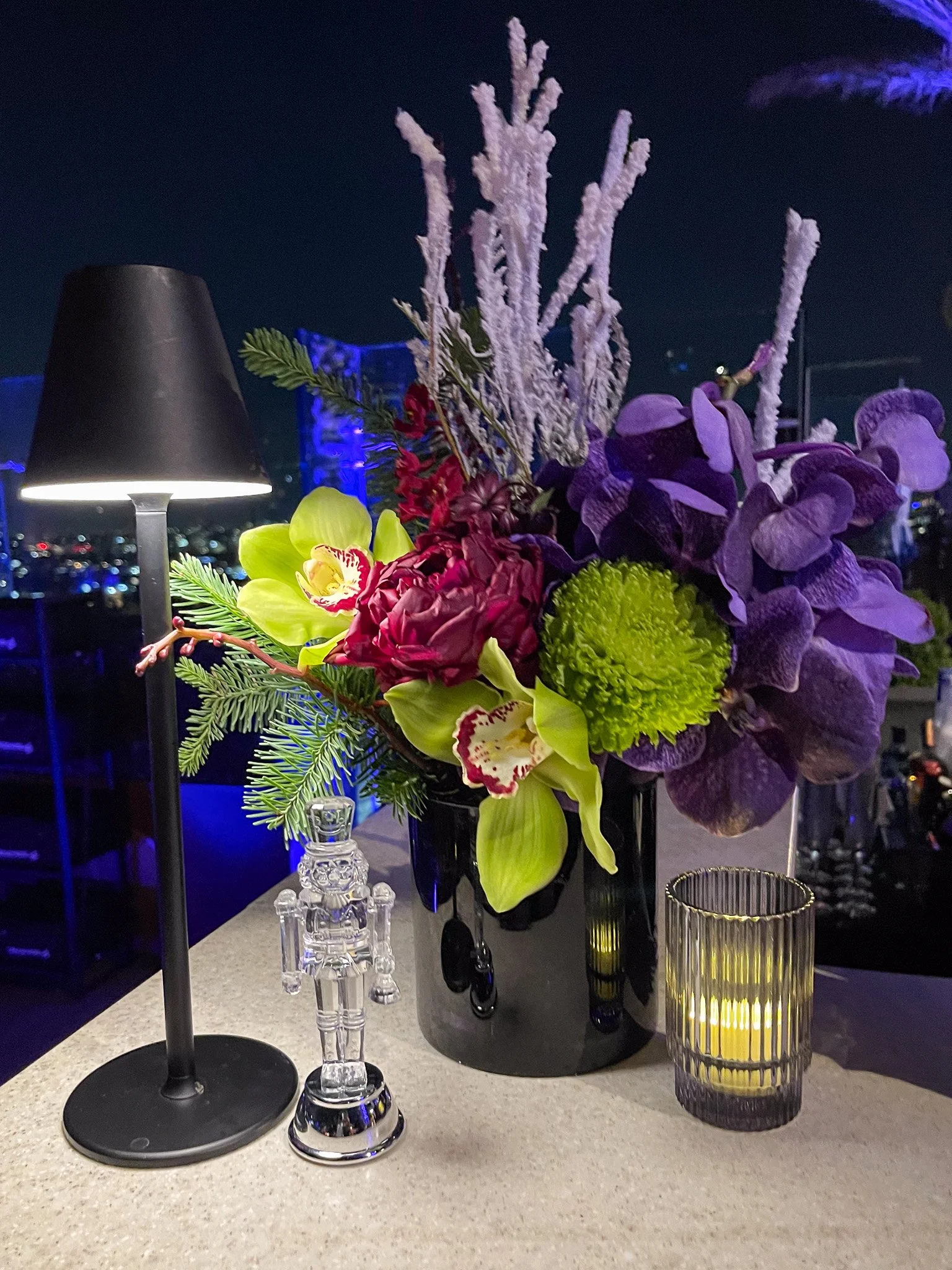 London West Hollywood Holiday party florals