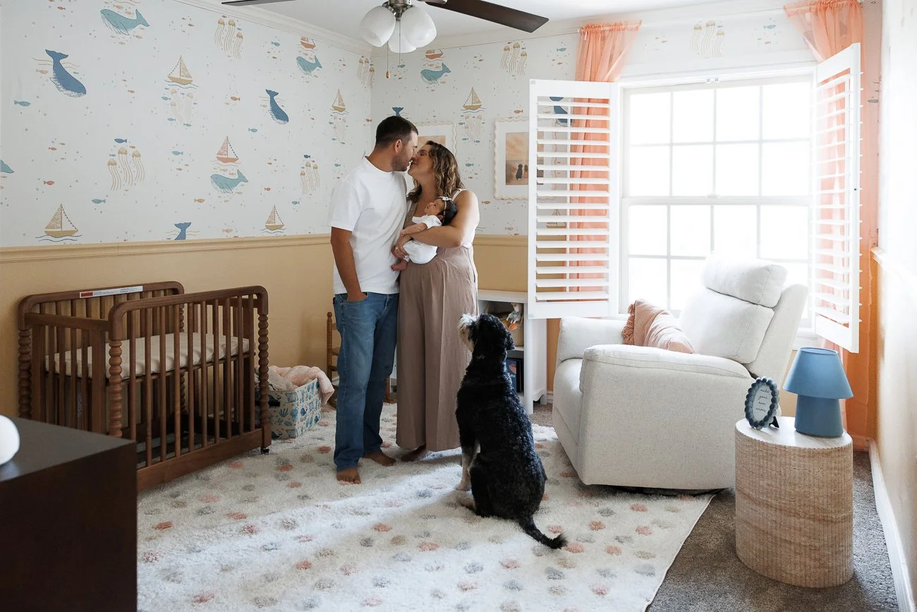 In-Home Cozy Lifestyle Newborn Photography