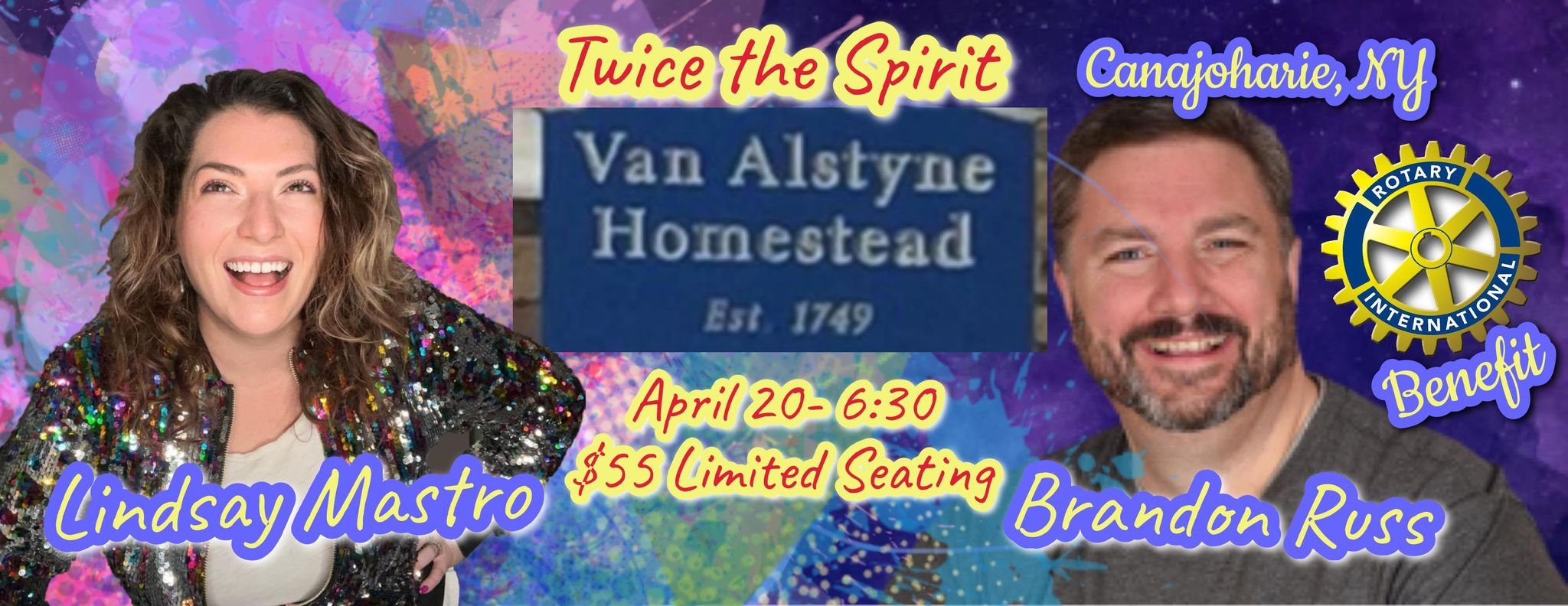 Twice the Spirit; Gallery Reading with Mediums Lindsay Mastro & Brandon Russ