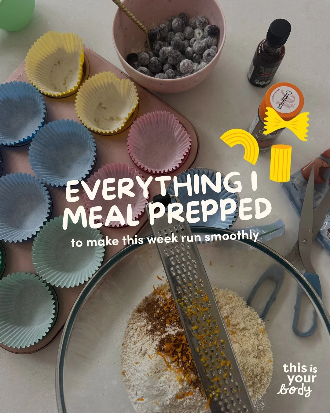 Those that have followed me for a while will know that every Sunday, I spend a few hours prepping food in the kitchen. For me, this time is a non-negotiable because it sets me up to eat a lot of delicious food throughout the course of the week 😋