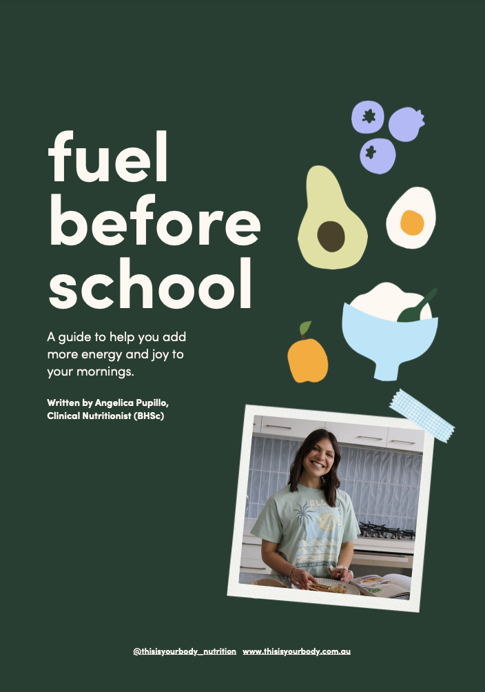 Fuel before school (school & clinical use)