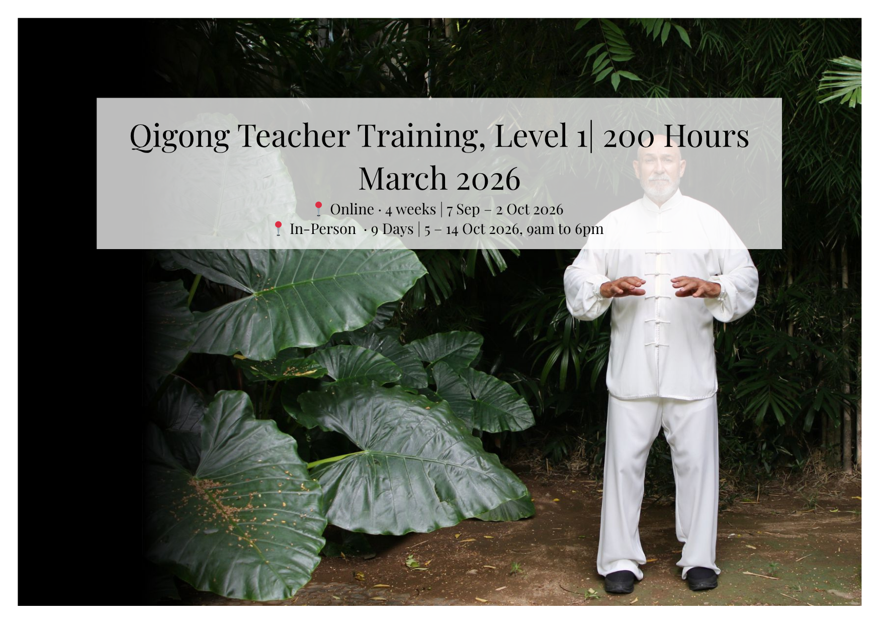 Qigong Teacher Training Level 1 | 200 Hours