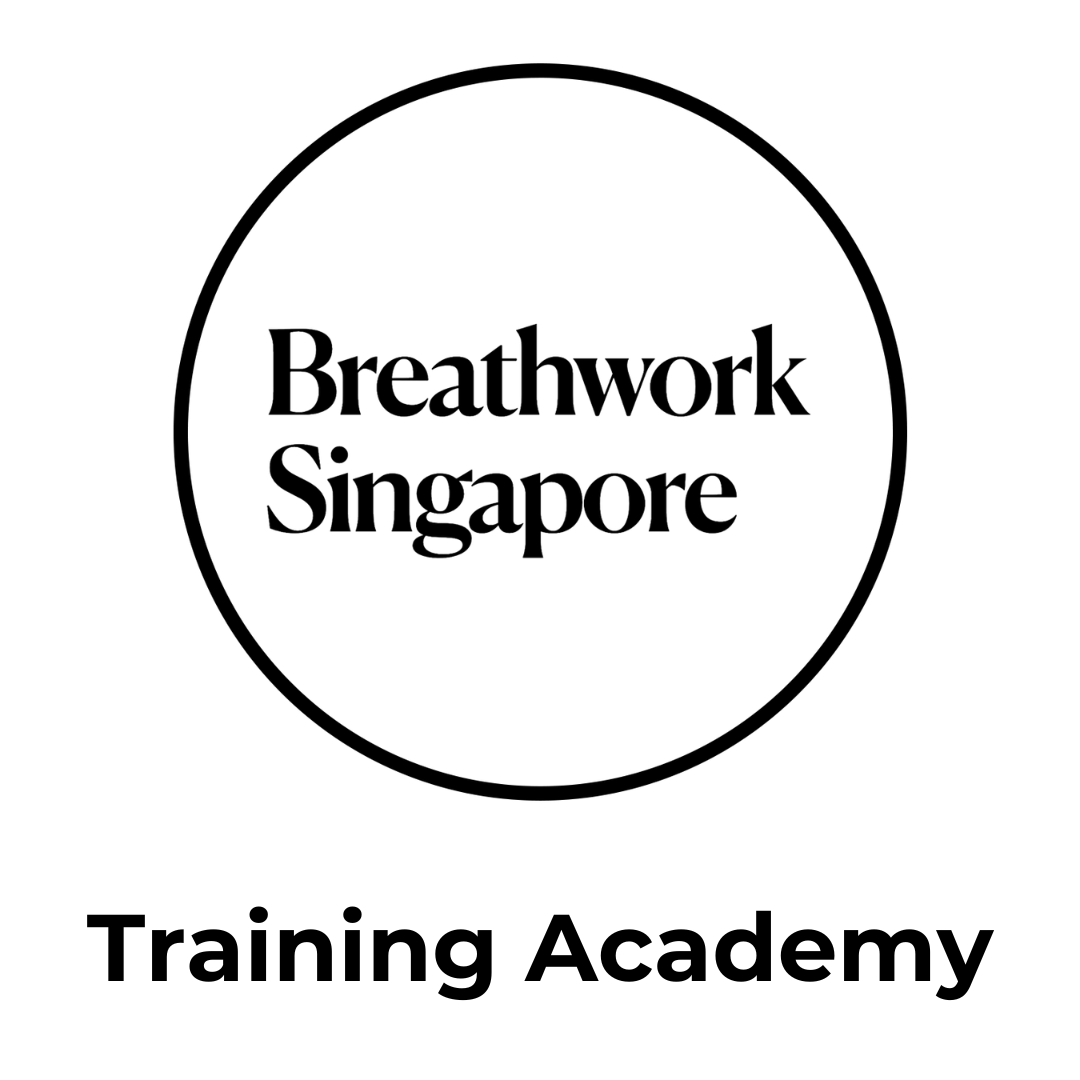 Text that reads "Breathwork Singapore" on a black background.