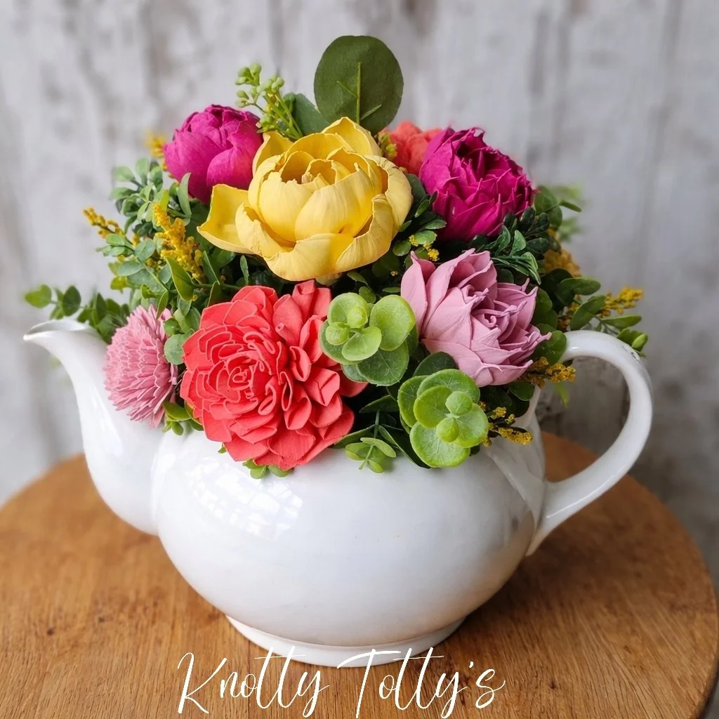  Create &amp; Take: Wood Flower Teapot @ Harper Lane