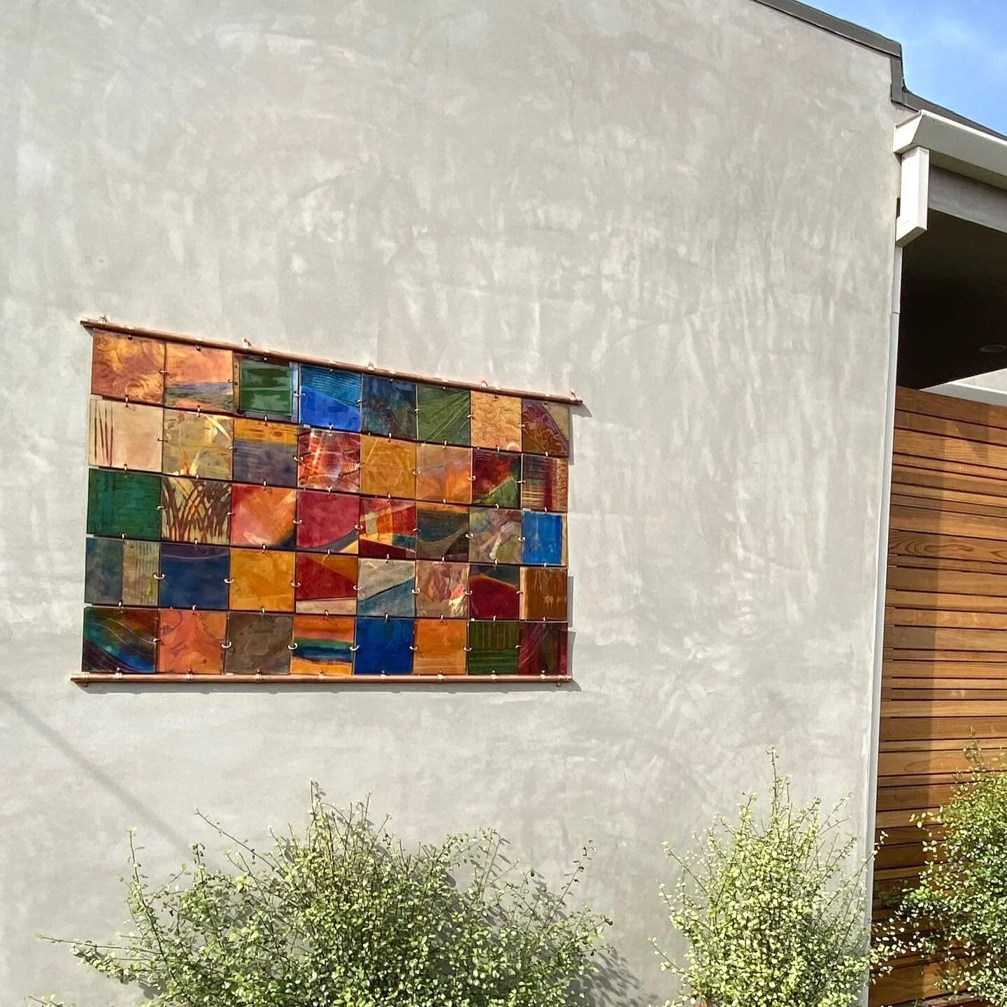 ... and here is my first outdoor commission, basking in the sun!