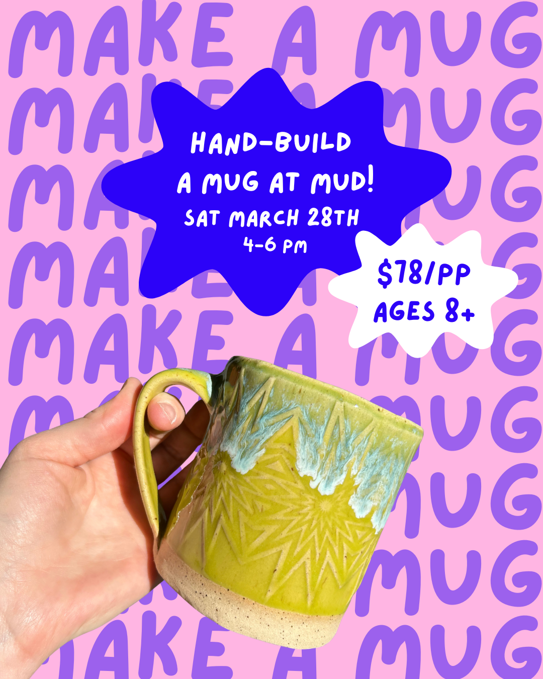 Mug Workshop March 28