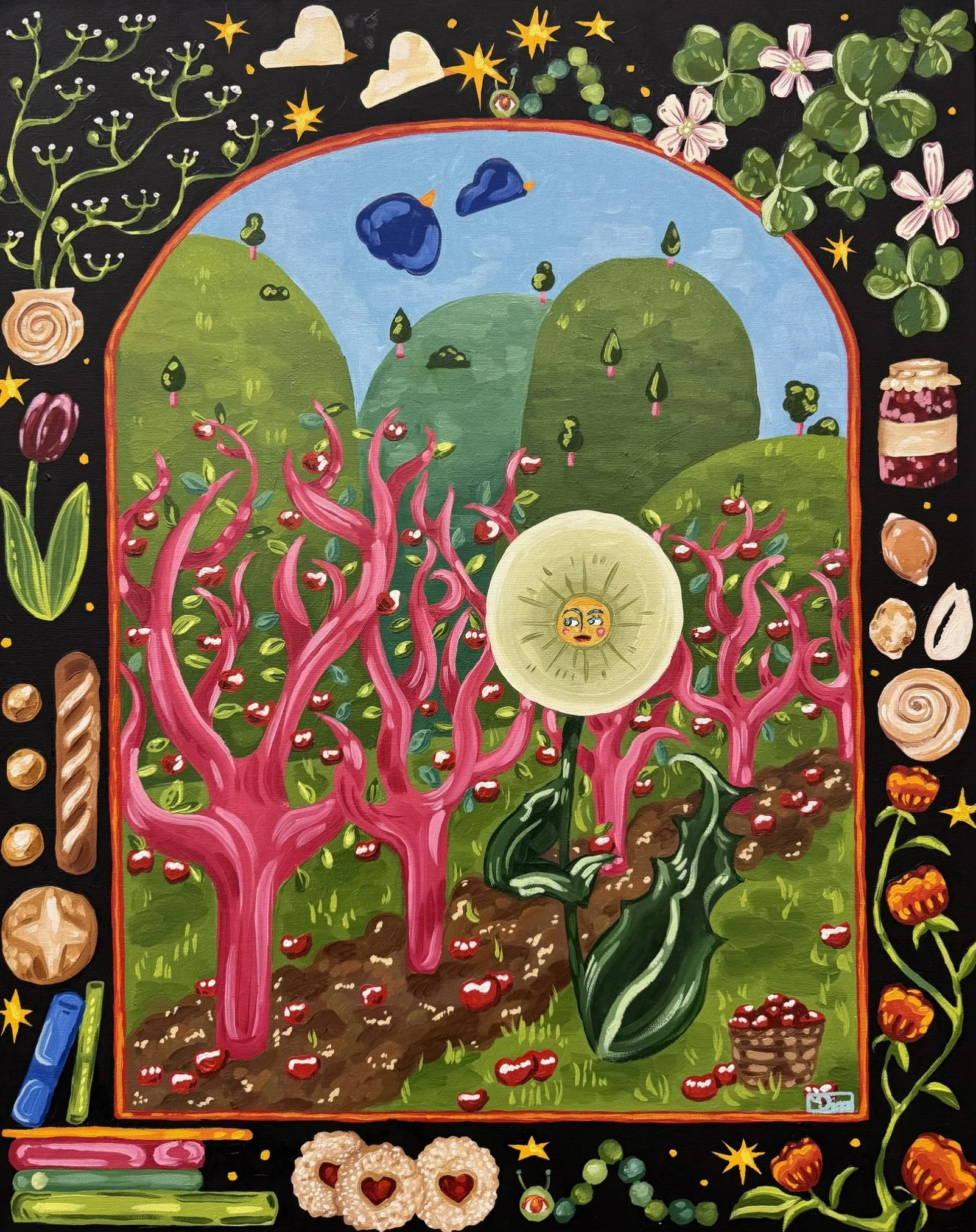 "the individual becomes stronger" 2025, oil on canvas, 30" x 24"