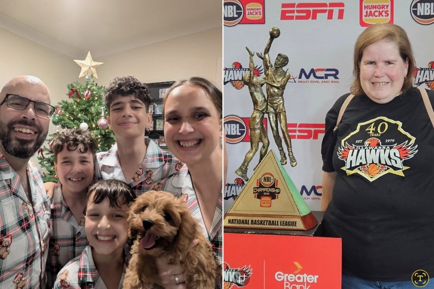 Celebrating Two More Illawarra Champions at Hawks v Wildcats