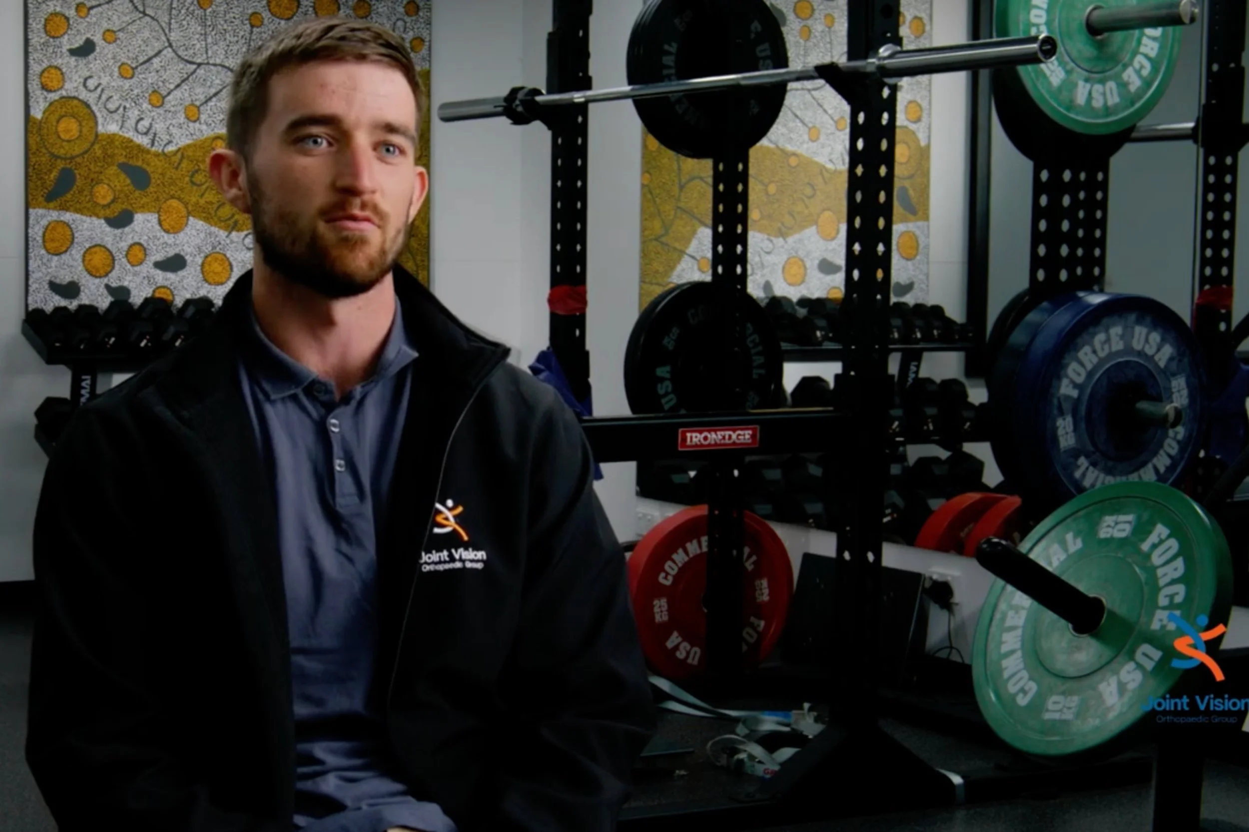 Joint Vision physiotherapist Daniel Young