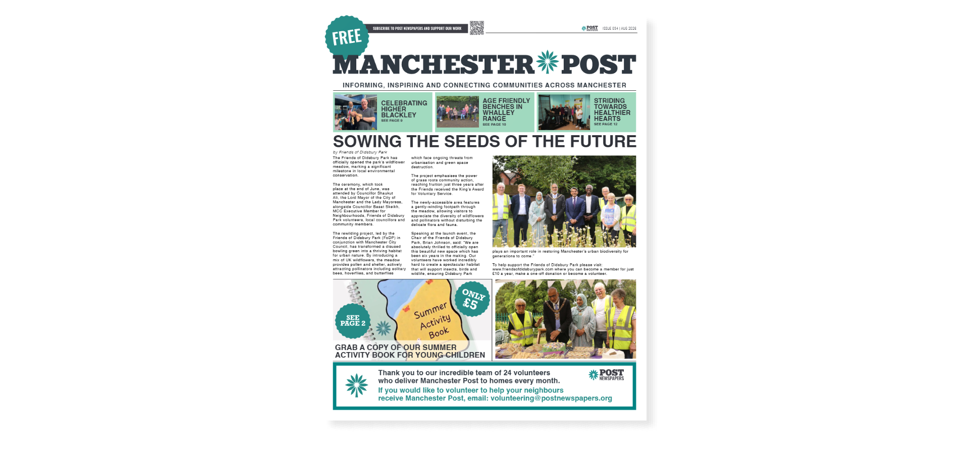 Read all about it: we’re front page news!