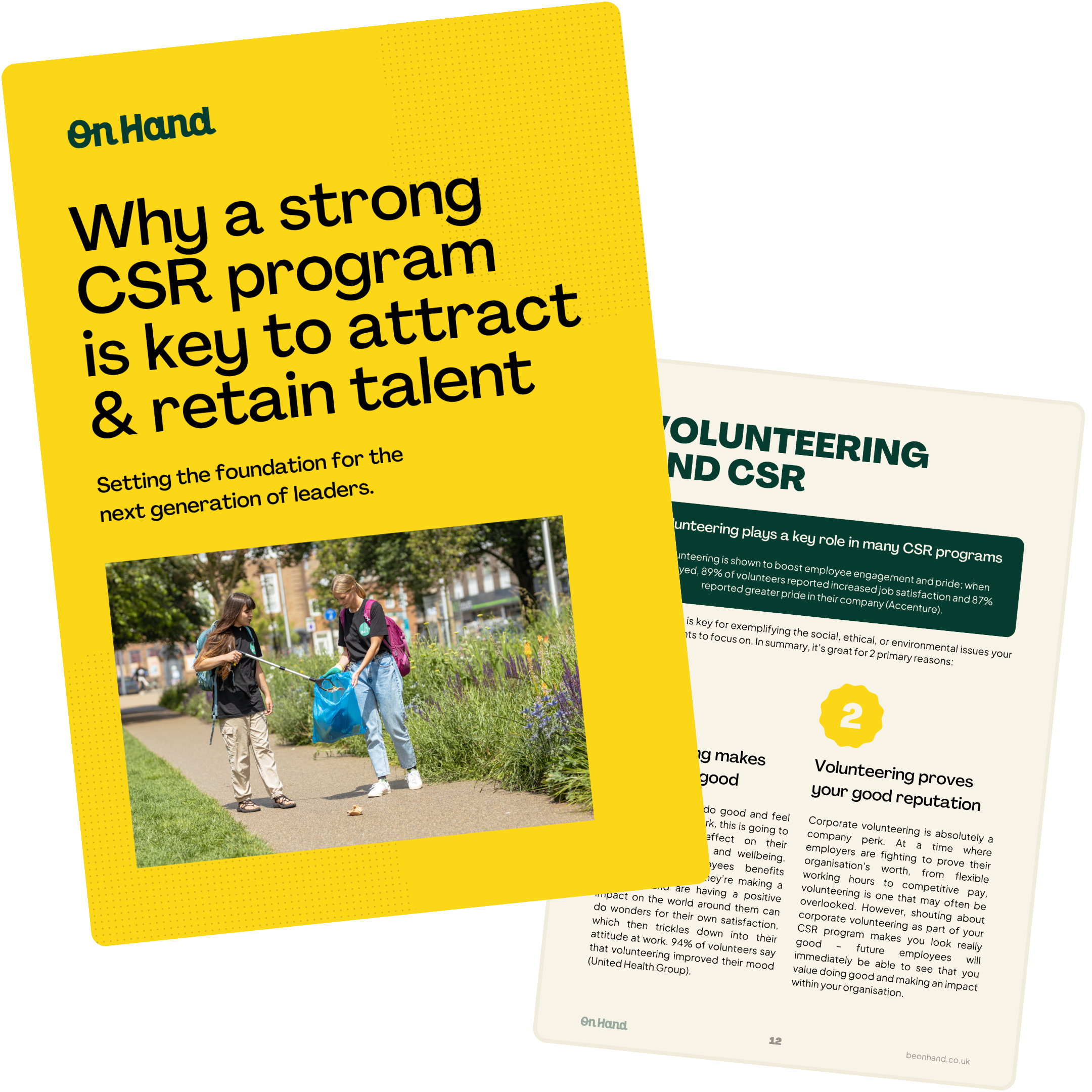 Countdown Csr Program Why a strong CSR program is key to attract and retain talent form — OnHand