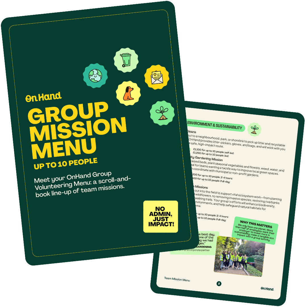 OnHand Group Mission Menu