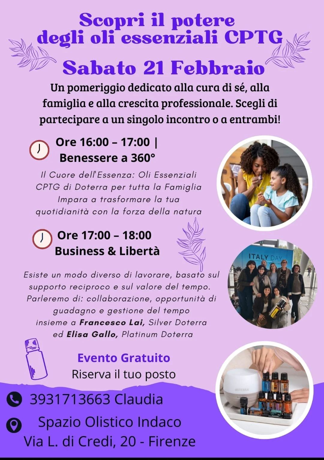 Scopri gli oli essenziali Firenze 