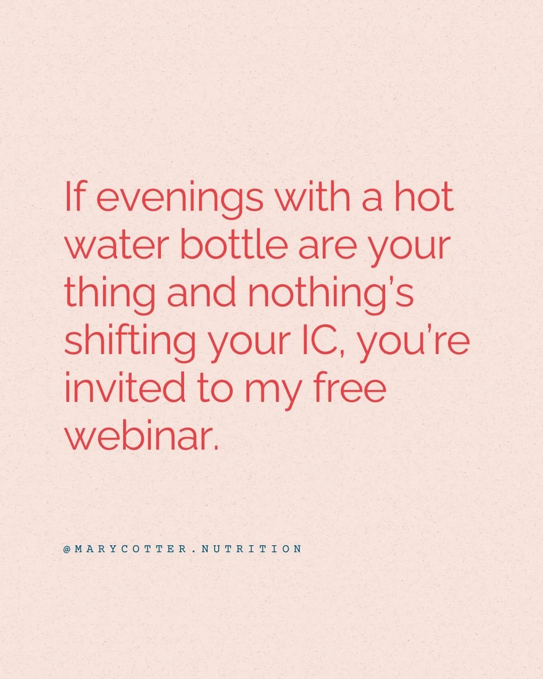 You coming? Register quick, link in bio ☝️
#icdiethelp #icdietitian #icdietsucks #icnutrition #icremission
#icwarrior #icwarriors #interstitialcystitis #livingwithic #lifewithic #icflare #icfriendly #bladderhealth #bladderhealthuk #pelvicpainawarene