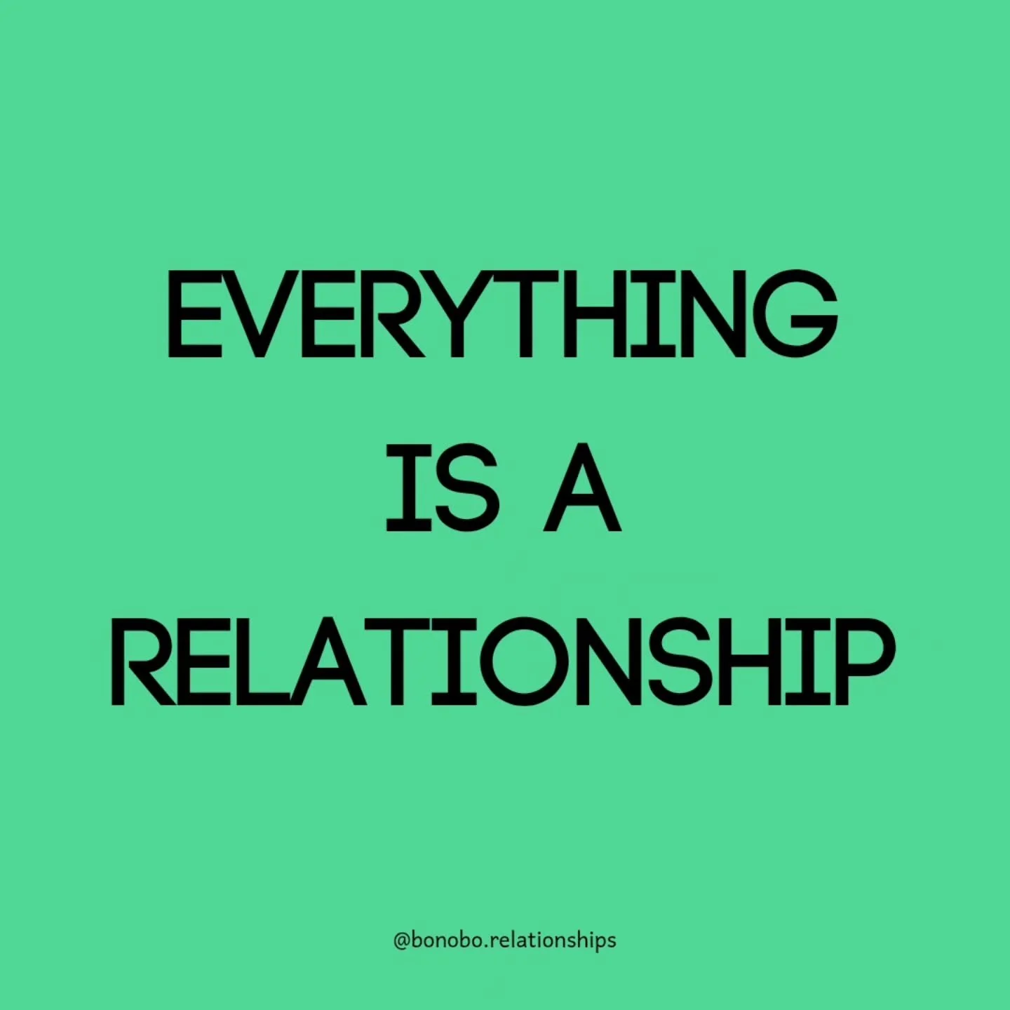 Everything is a relationship. Every thing!

#relationships #RelationshipCoach #HealthyRelationships #QueerRelationships #polyamory #nonmonogamy #PolyamorousRelationshipCoach #BonoboRelationships