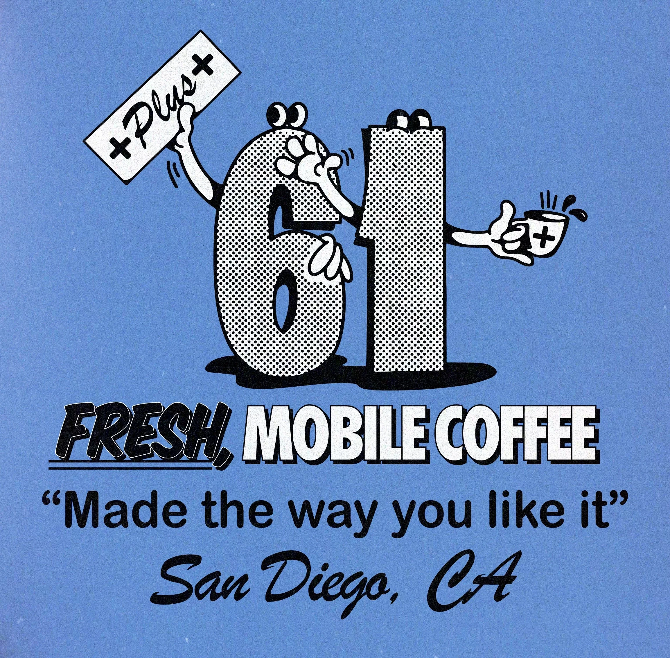 Coffee shop t shirt and advertising graphic