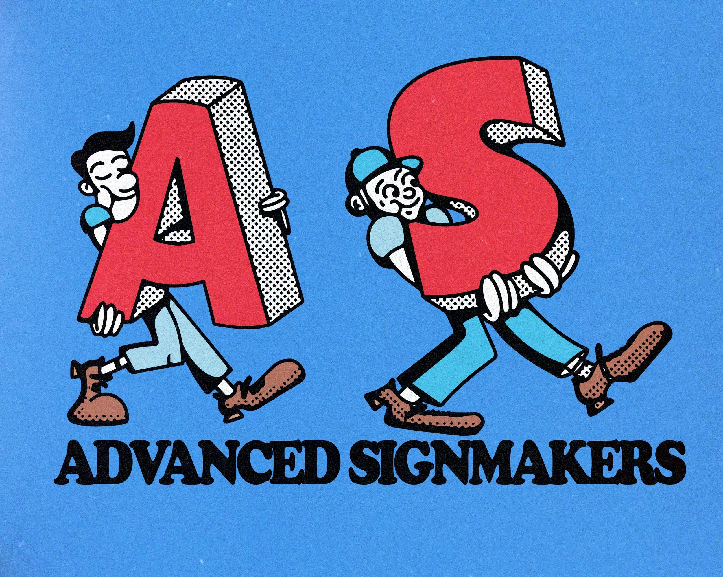 Final Logo for Advanced Signmakers Sydney Australia