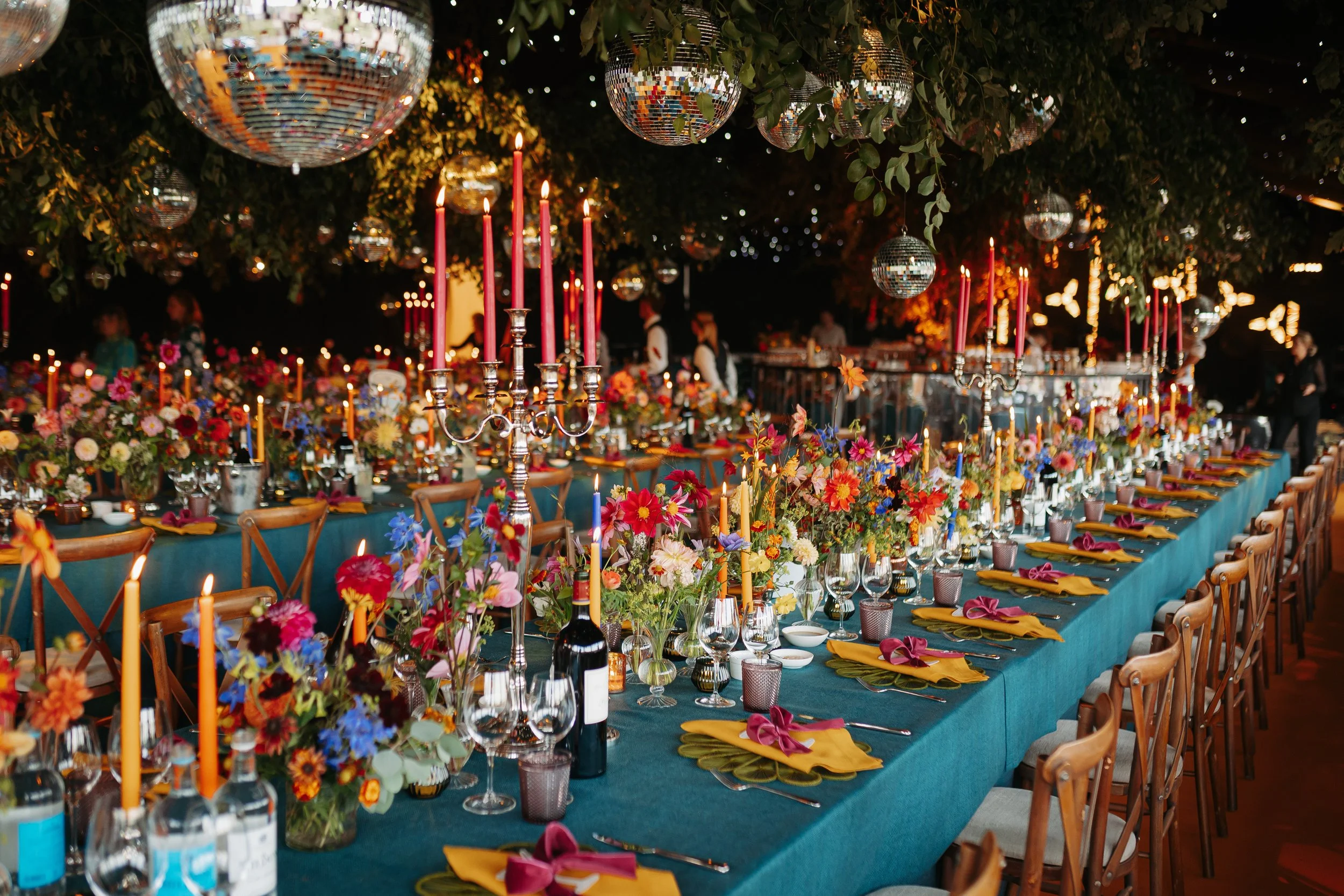 Luxury bright colourful wedding