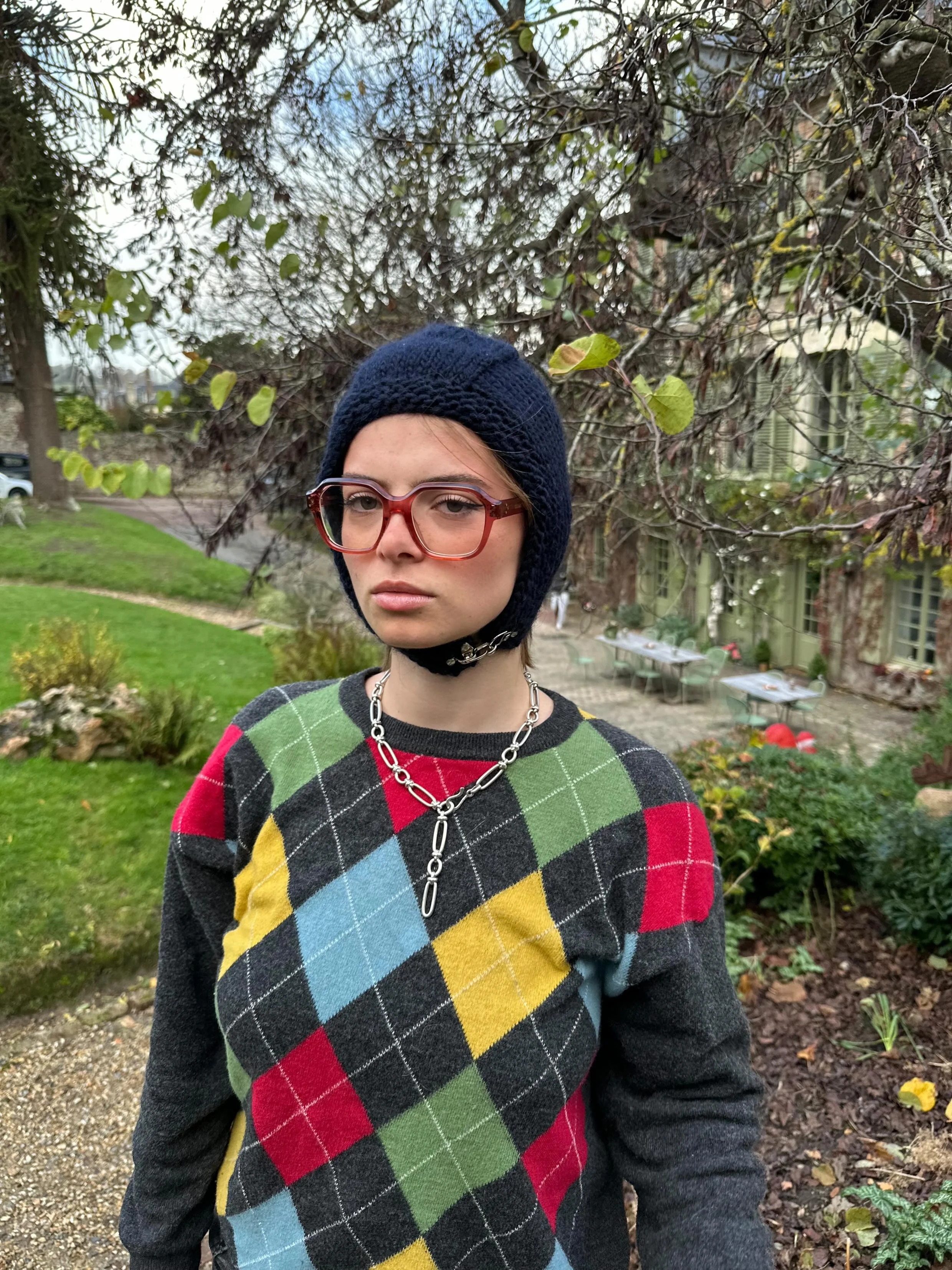 the claps bonnet - navy