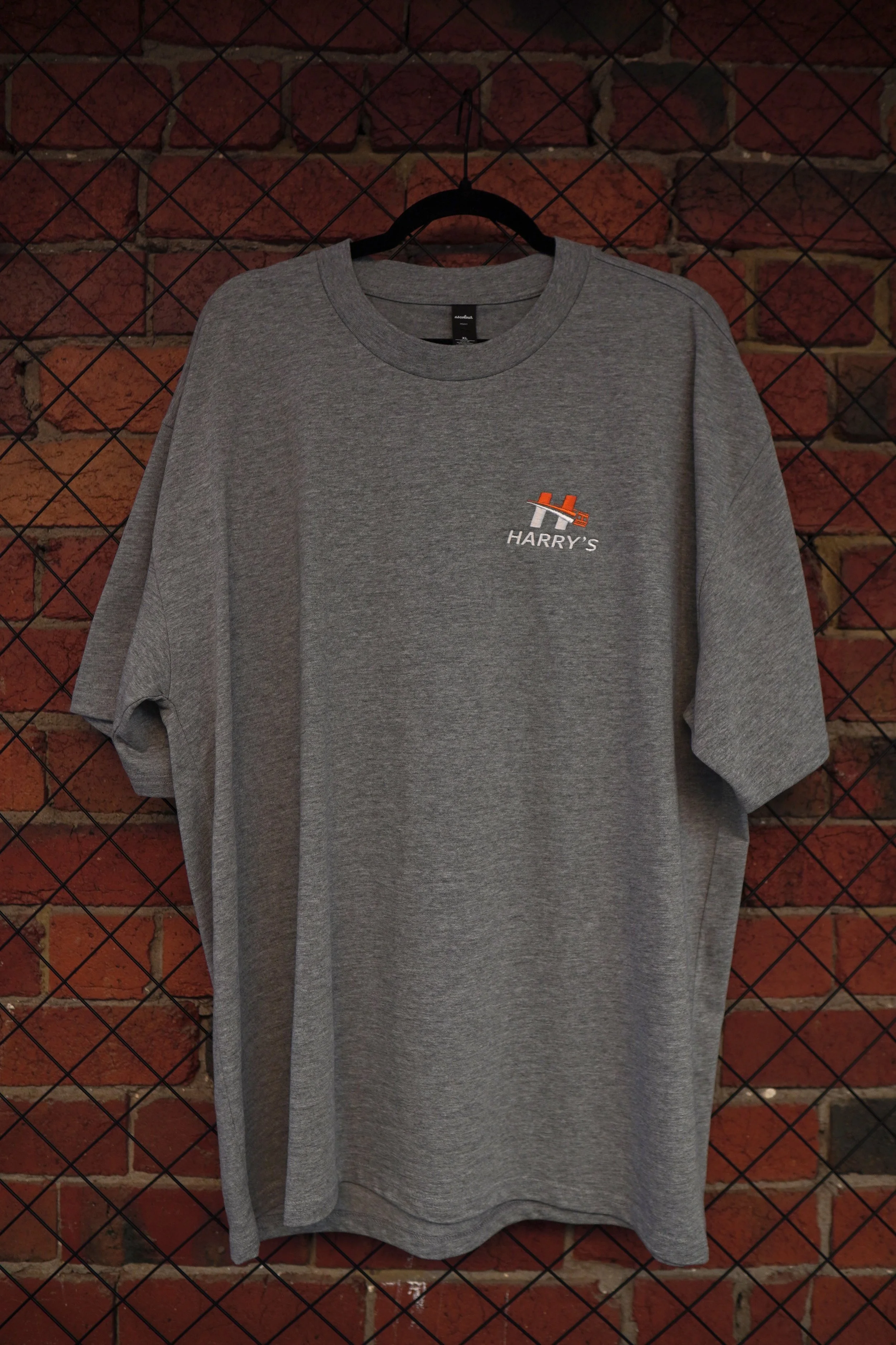 Harry's Classic Embroided Tee - Grey