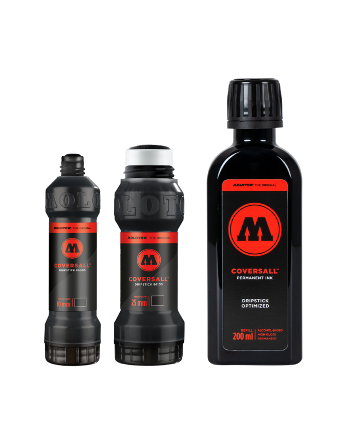 Molotow Coversall Dripstick — 25mm / 10mm - Black