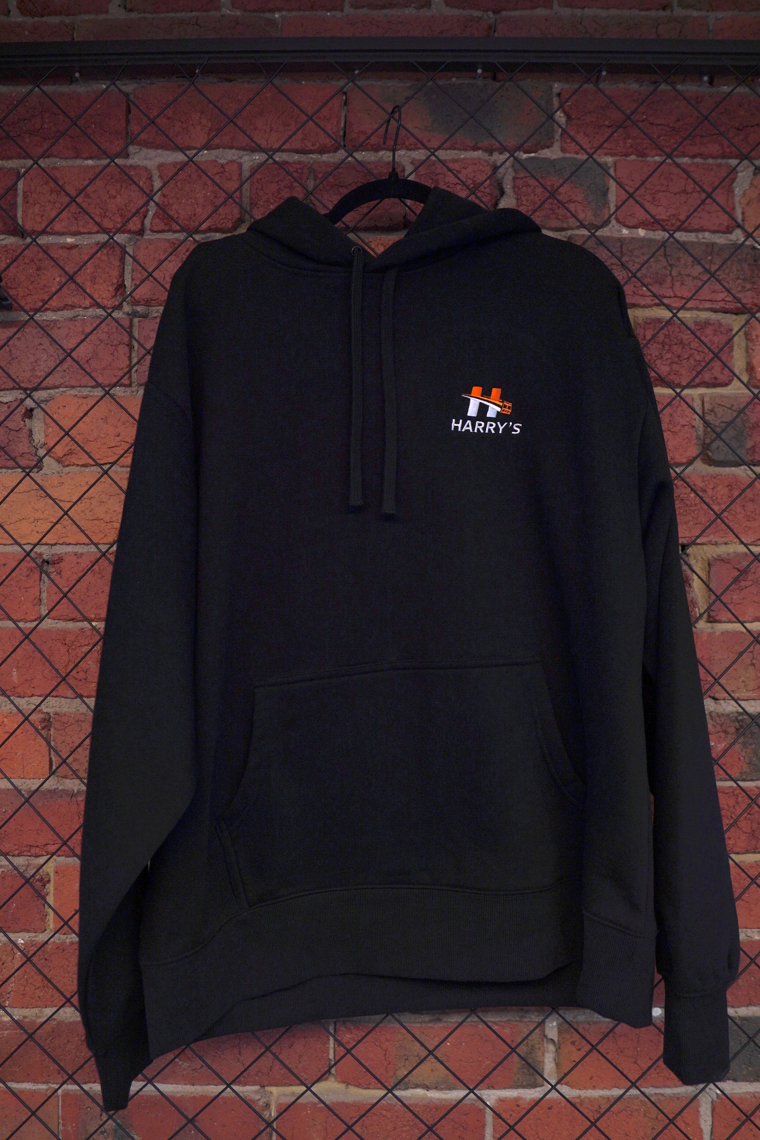 Harry's Embroided Hoodie - Black