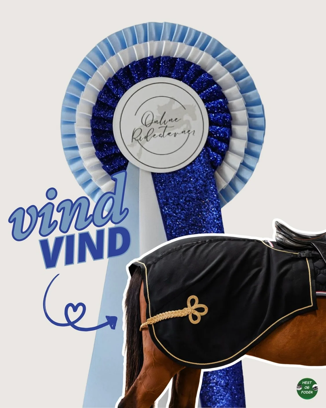 Januarst&aelig;vnerne er i fuld gang &ndash; og vi t&oslash;r godt sige, at pr&aelig;mierne er noget helt s&aelig;rligt denne gang. ❄️✨

Du kan nemlig ride om de smukkeste 3-lags vinterrosetter i isbl&aring; og hvid med glimmer, og som ekstra fork&ae