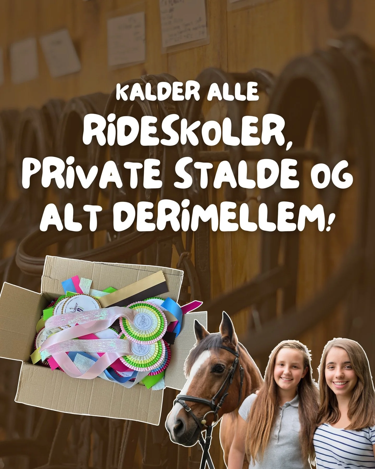 Kalder alle rideklubber, private stalde og alt derimellem &ndash; vi vil h&oslash;re jeres mening! 🙌

Vi overvejer at lave et s&aelig;rtilbud, hvor I kan tilmelde flere ryttere samlet til vores online st&aelig;vner &ndash; og f&aring; alle rosetter 