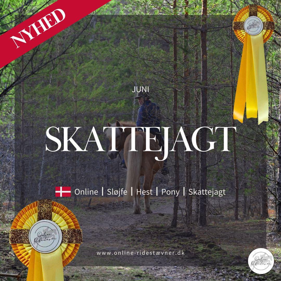☀️ SKATTEJAGT - JUNI ☀️

Juni bringer lys, varme og den spirende energi, der g&oslash;r det oplagt at tage p&aring; eventyr. Derfor inviterer vi dig med p&aring; vores hyggelige skattejagt, hvor du p&aring; hest, k&aelig;phest, med hunden, i vogn ell