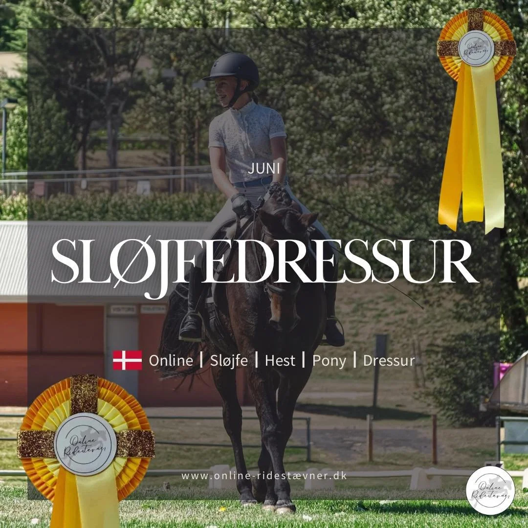 ☀️ SL&Oslash;JFEDRESSUR - JUNI ☀️

Juni bringer varme, lys og den sprudlende for&aring;rsenergi, der g&oslash;r hver dressurtr&aelig;ning lidt mere magisk. Det er den perfekte m&aring;ned til at give dit arbejde med detaljer, ro og samarbejde et ekst